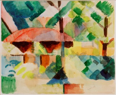 Ingresso del giardino da August Macke